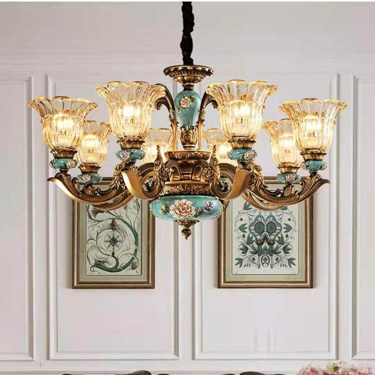 欧式客厅古树脂吊灯别墅复大厅奢华大气高档古约典295简室餐厅卧,淘宝优惠券,粉丝福利购,淘宝优惠卷