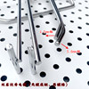 Boutique hole board double line hook 25 round hole board jewelry price hook supermarket backboard shelf price tag hole board hook