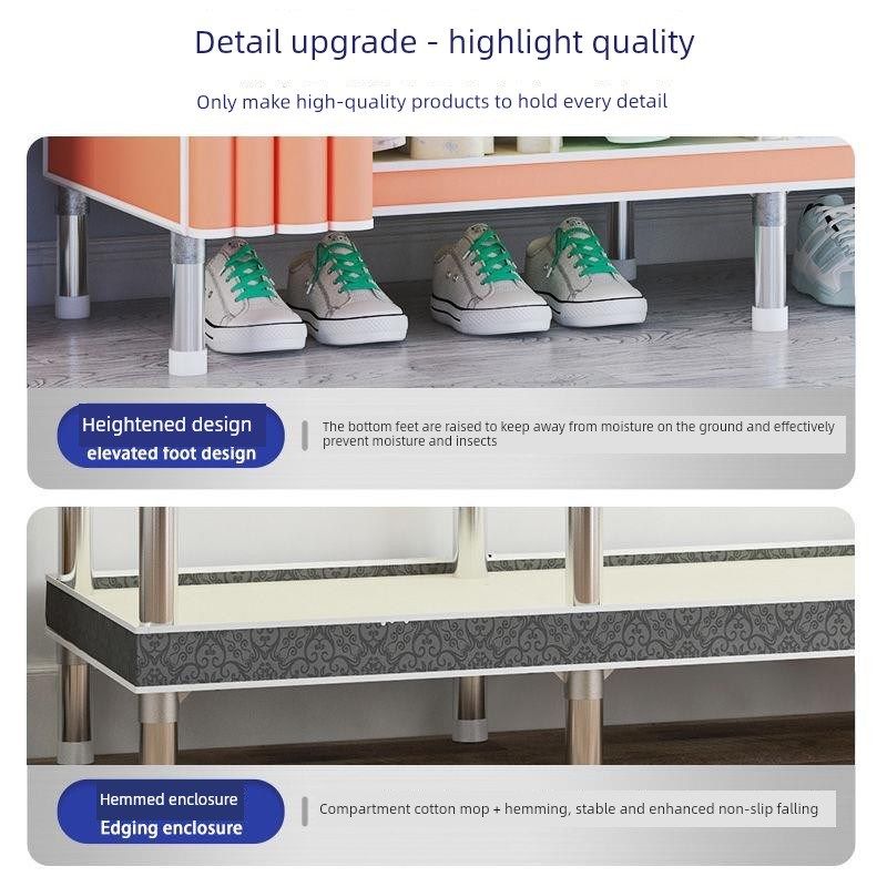 简布衣柜家庭卧室全钢架衣柜加厚钢管出租房,淘宝优惠券,粉丝福利购,淘宝优惠卷