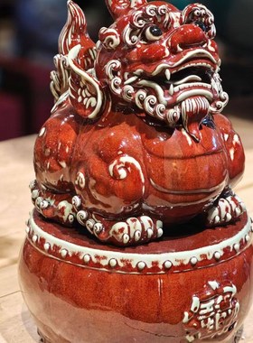 招财貔貅陶瓷摆件石湾公仔开业礼品新居乔迁装饰品喜庆洋洋