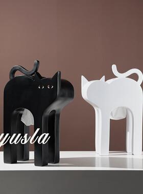 现代约纸客厅茶几柜巾盒抽简纸盒餐吧厅台柜酒店别墅摆件软装YNU