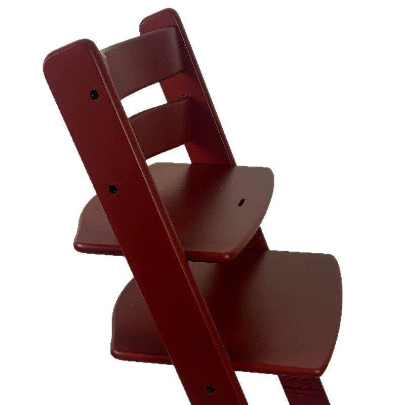 Beech wood growing chair children's dining chair baby dining chair children's chair toddler solid wood chair adjustable QJMCZY baby-saving household