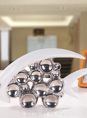 正品陶瓷工艺欧式电视柜创意可客泡品厅摆件礼物女生家居饰品爱泡