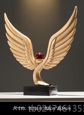 新款柜装饰品摆件高档客轻奢厅玄酒关宏电视柜办公室大展图鹰家居