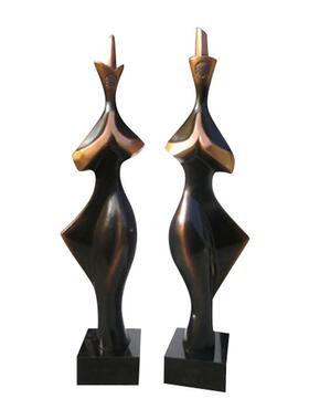 玻台璃钢落地雕塑酒店大堂商场景美陈景观装饰品售摆楼萨克斯雕处