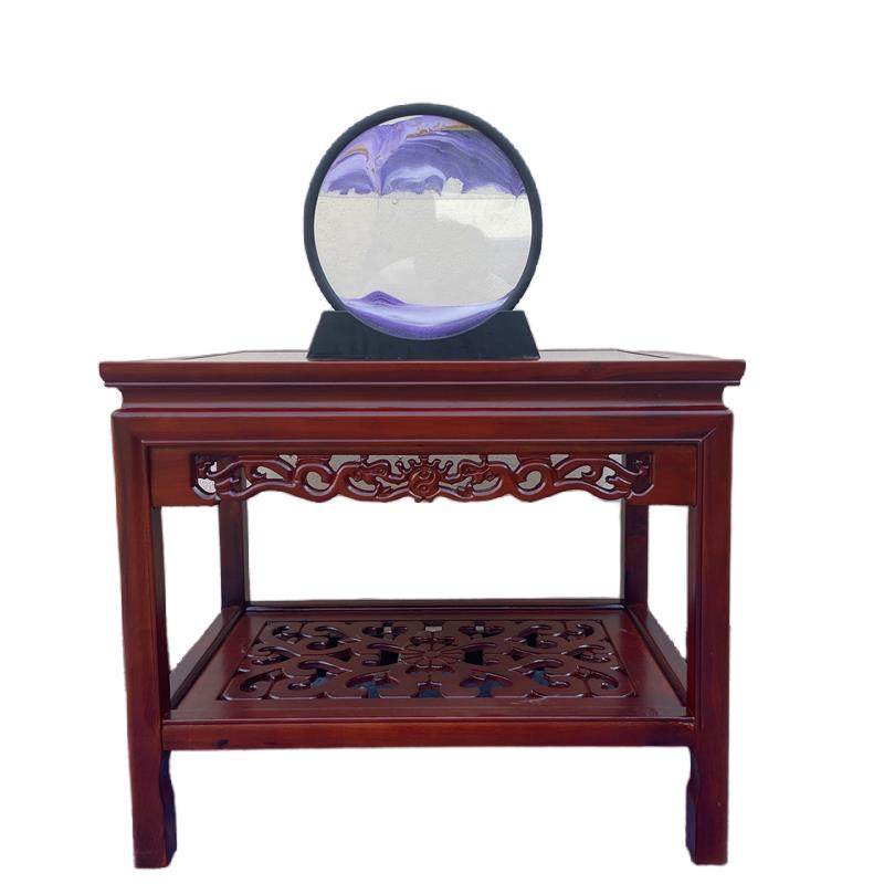 9C新中式榆木实木盆景架鱼缸架奇石桌摆件台沙发几边几角几花架茶,淘宝优惠券,粉丝福利购,淘宝优惠卷