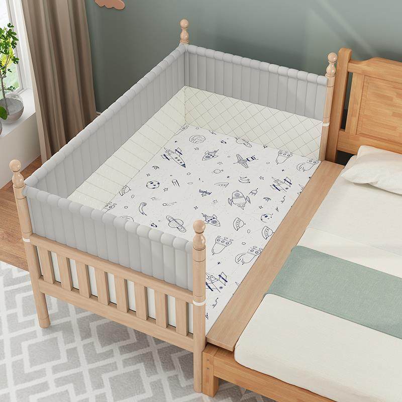 德国2026爆款K8榉木儿童拼接床加高护栏婴儿宝宝小床加宽床边床拼,淘宝优惠券,粉丝福利购,淘宝优惠卷