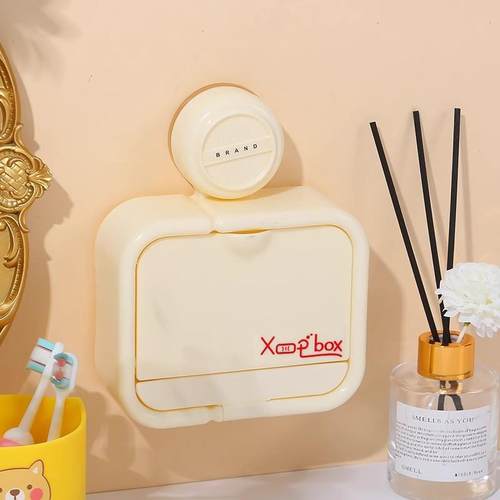 【下单立减50】吸盘免打孔肥皂盒壁挂式翻盖家用卫生间沥水收纳盒 - 图1