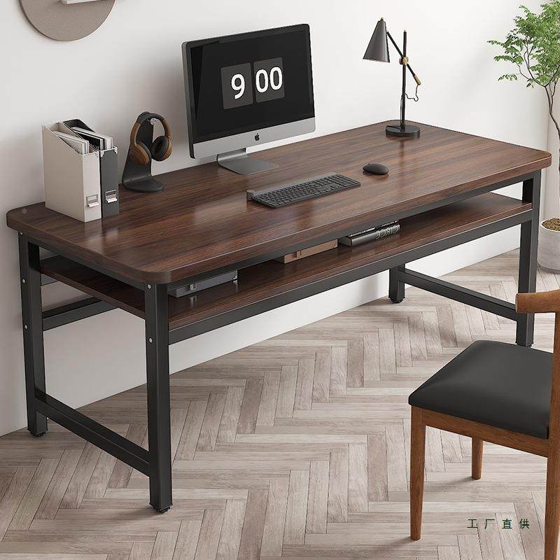电脑桌层台式长条桌易子书桌家用卧室双字写书法桌长方形简985小,淘宝优惠券,粉丝福利购,淘宝优惠卷