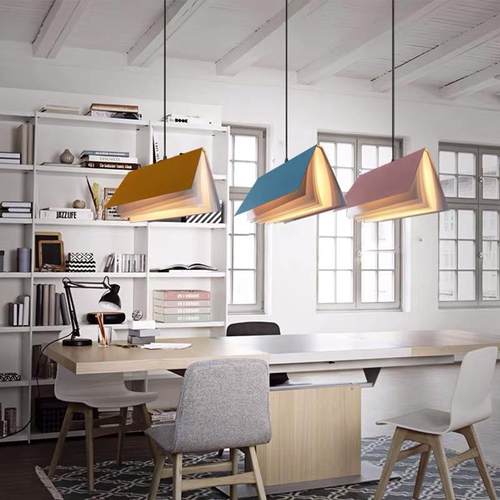 创意书本吊灯图书馆书籍造型灯书店阅览饰装饰餐厅吊灯艺术橱窗灯 - 图1