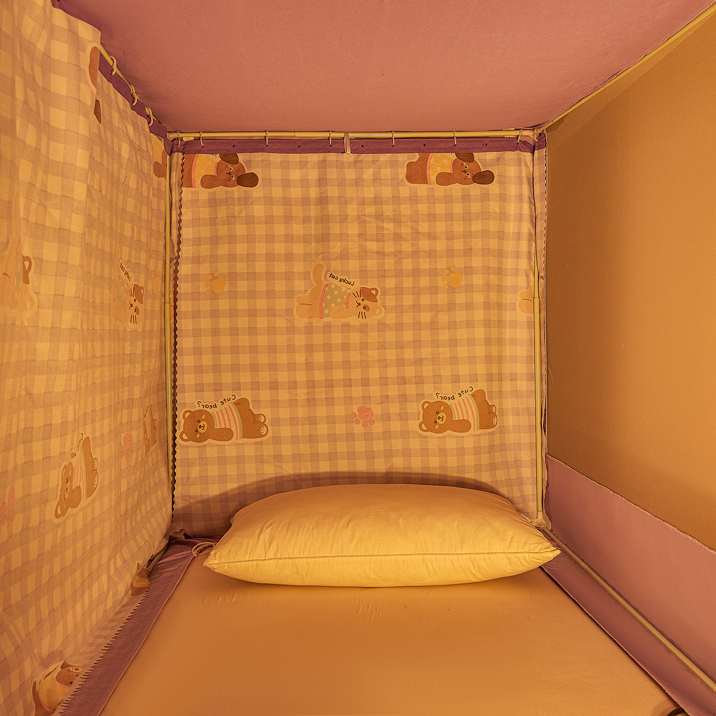 2025新款儿童子母床遮光帘蚊帐家用卧室A类上下铺防摔防掉床纹帐,淘宝优惠券,粉丝福利购,淘宝优惠卷