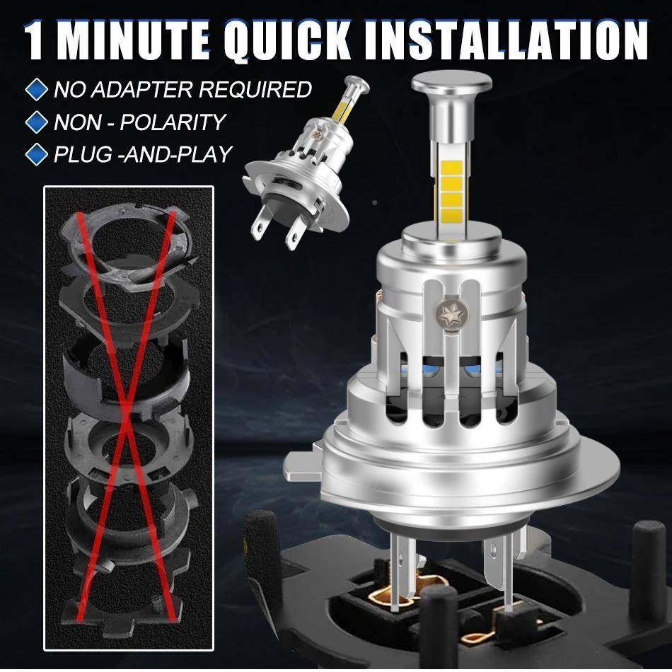 素跨境大功率直插OGALED车灯1比1车卤灯汽车LED原大发灯4面光灯泡,淘宝优惠券,粉丝福利购,淘宝优惠卷