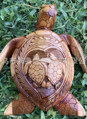 夏威夷海龟树脂工艺品摆件仿真海洋动物摆件花园庭装饰工艺
