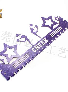 金属奖牌牌架铁艺展喷油粉金奖挂架紫色奖0115牌示挂钩