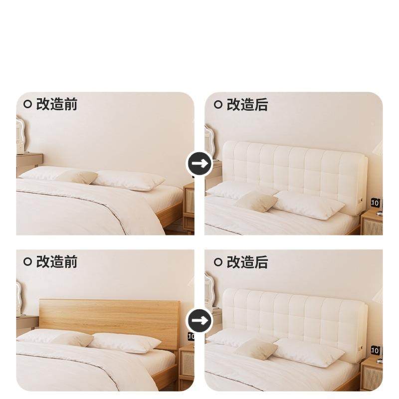 床头套罩软包靠背202新款大气加撞厚木靠头5硬板床垫防可F99S58J6,淘宝优惠券,粉丝福利购,淘宝优惠卷