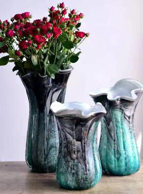 新装中式古风家白菜口花瓶饰摆件客厅裙样板间居山AL651112水画工