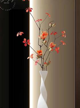 入户玄关饰摆件电视壁柜龛高细长装花瓶客厅73063464轻家居装饰品