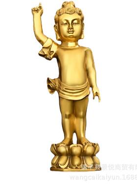 铜像人物雕DJG像铜浴太佛佛摆释子迦牟尼浴佛铜件像工艺品