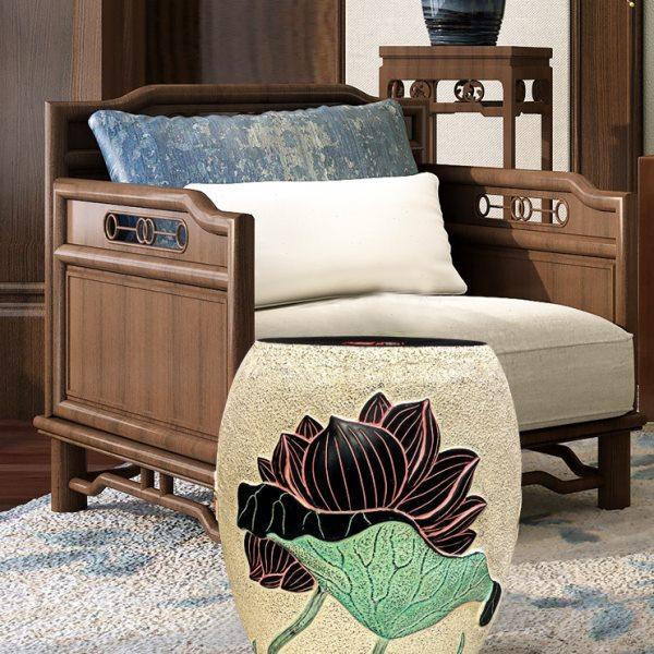 新中式小凳子古典创意中式小型茶几凳客厅家用坐墩板凳鼓墩换鞋凳,淘宝优惠券,粉丝福利购,淘宝优惠卷