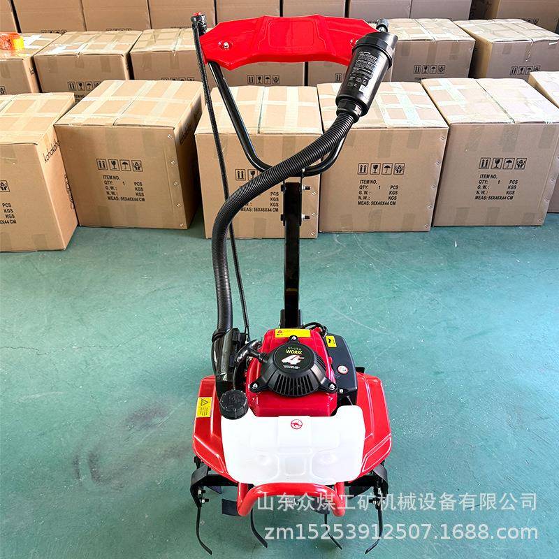 Agricultural mini-tillage cultivator, multi-functional tiller, paddy field weeding, ditching, plowing, land reclamation, rotary tillage machine, export quality