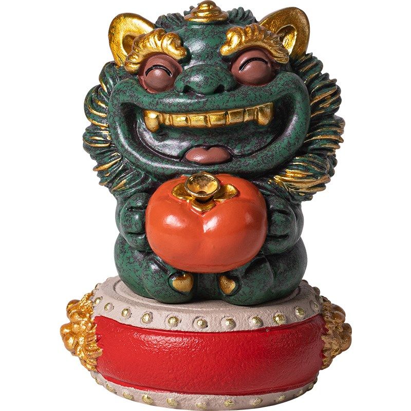 招财石狮子一对可爱治愈系好事发生创意工艺品摆件公司个人伴手礼,淘宝优惠券,粉丝福利购,淘宝优惠卷