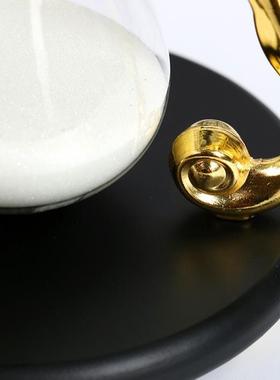 3分钟现代简约0时尚玻璃沙时漏时器客厅计卧室书房WJ009装饰沙漏