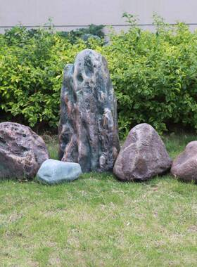 林公山园仿真石头雕塑假墅仿真石造景庭院花园房地产小区别景观装