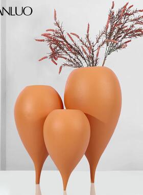 现代简约创电9000-104意脂花瓶轻摆件鲜花客厅视柜桌树面奢装饰插