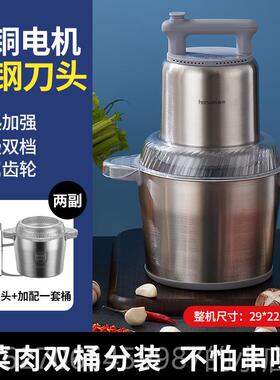 高档韩伟2绞024新款l肉机家用多能小型商用纯铜电机大功功率和面A
