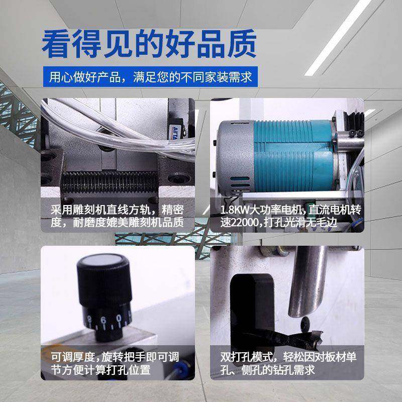 木BXY柜工台功能衣打孔式家具三合一侧孔机微电脑二合一开槽机新,淘宝优惠券,粉丝福利购,淘宝优惠卷
