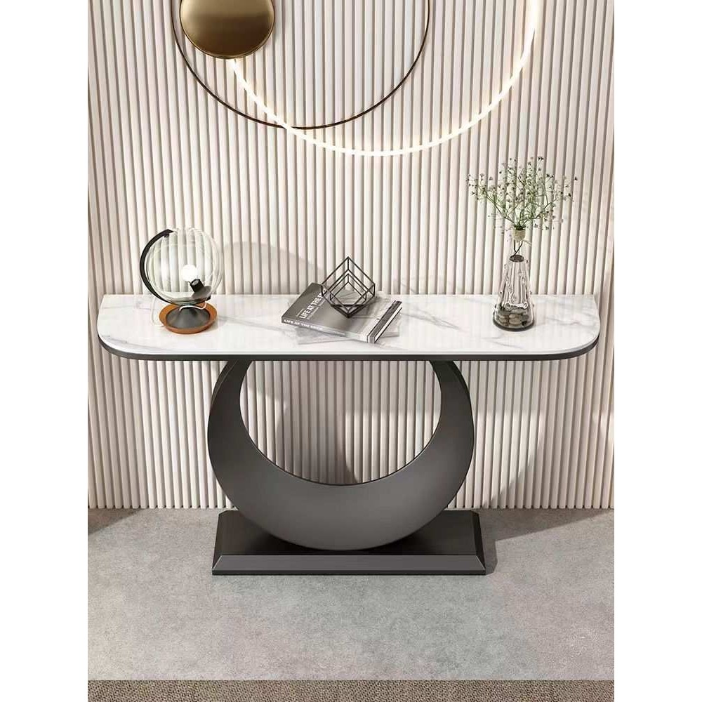 意式岩板玄关桌端景台入户柜现代简约轻奢客厅靠墙窄桌条案,淘宝优惠券,粉丝福利购,淘宝优惠卷