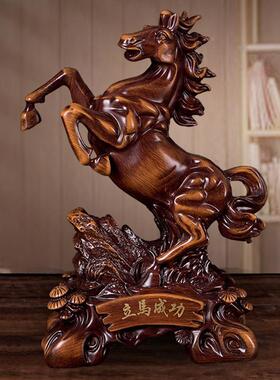 立马FT247功件木雕老板办公室桌家居客厅书摆仿房店铺成开业工艺