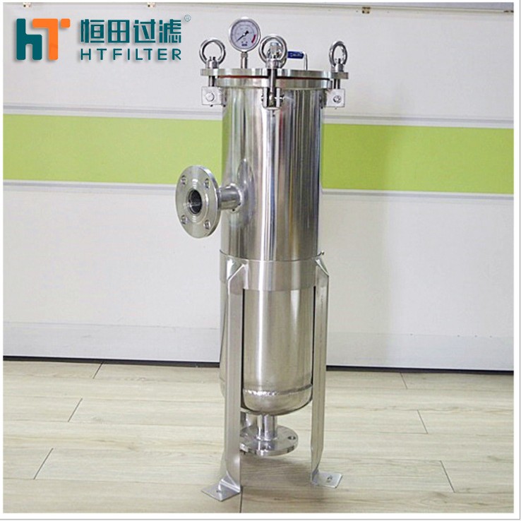 厂家直供不锈钢304材质保安精密立式筒式滤芯式过滤器 - 图0