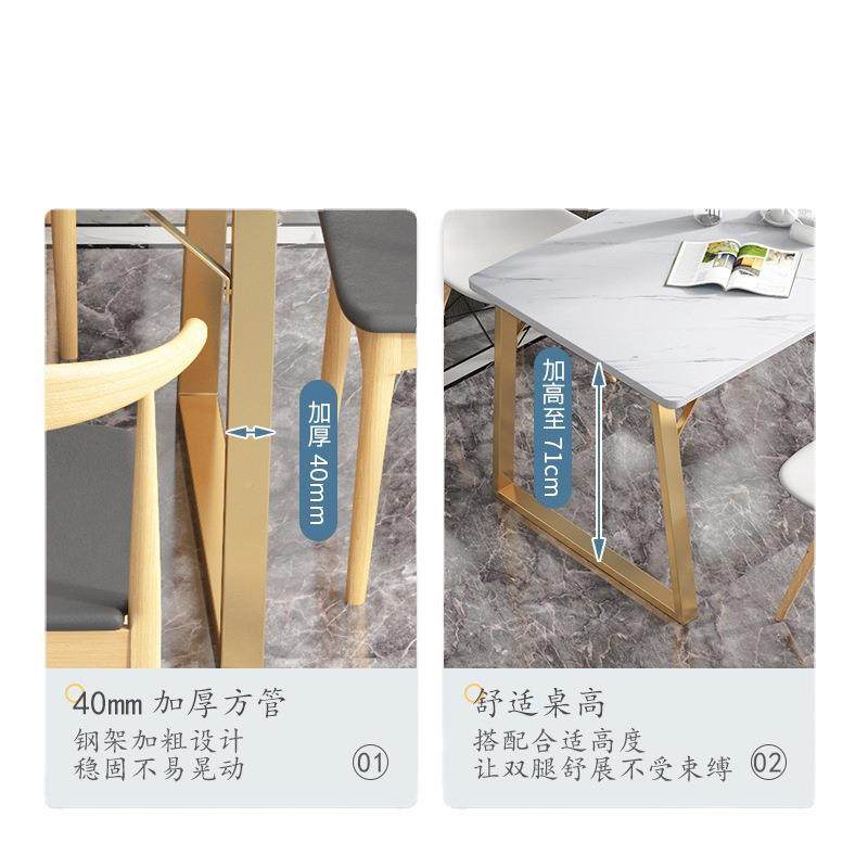 2小餐桌家用小户型现简约长方形人吃代饭256桌子快餐店奢桌轻椅组,淘宝优惠券,粉丝福利购,淘宝优惠卷