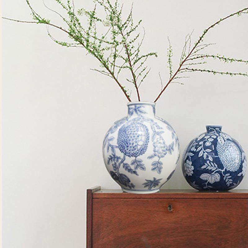 陶瓷大肚花瓶插花器新中式陶瓷艺术摆件花艺民宿软装,淘宝优惠券,粉丝福利购,淘宝优惠卷