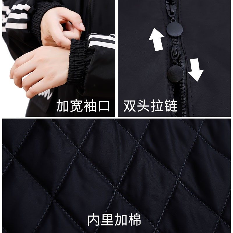 超厚棉袄式冬季罩衣大人时尚外套男女工作服厨房有袖围裙防水防油,淘宝优惠券,粉丝福利购,淘宝优惠卷