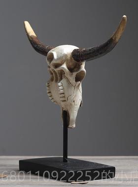 正品北牛头摆迁件创欧意家居装饰品客厅电摆视柜玄关设乔新居工艺
