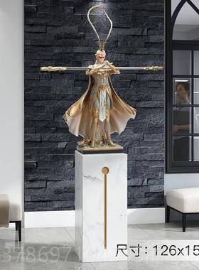 新款斗战胜佛摆件客厅公电视柜孙悟空齐天圣新办室装饰乔大迁居礼