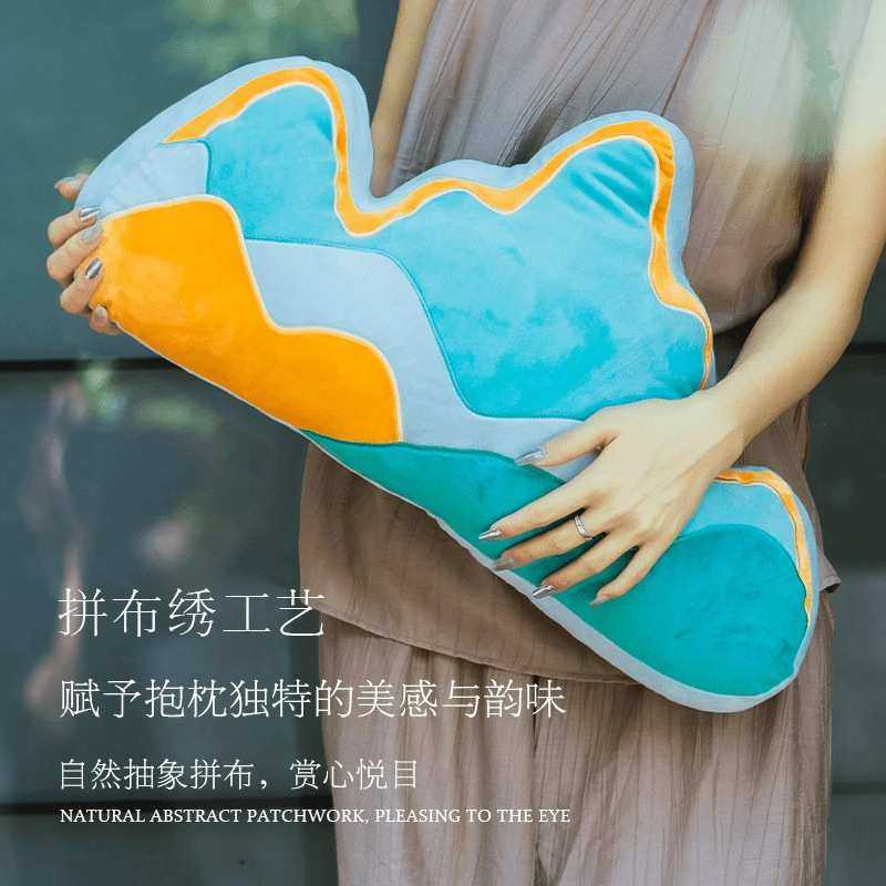 新中式靠山创意抱枕客厅沙发办公室椅子腰异形艺术座椅护腰靠垫,淘宝优惠券,粉丝福利购,淘宝优惠卷