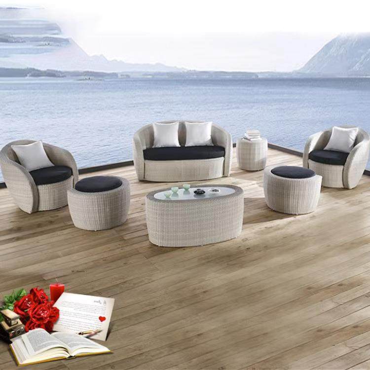 户外室322藤编藤闲编沙发椅外花园阳台庭桌院休茶几组合单人双人,淘宝优惠券,粉丝福利购,淘宝优惠卷