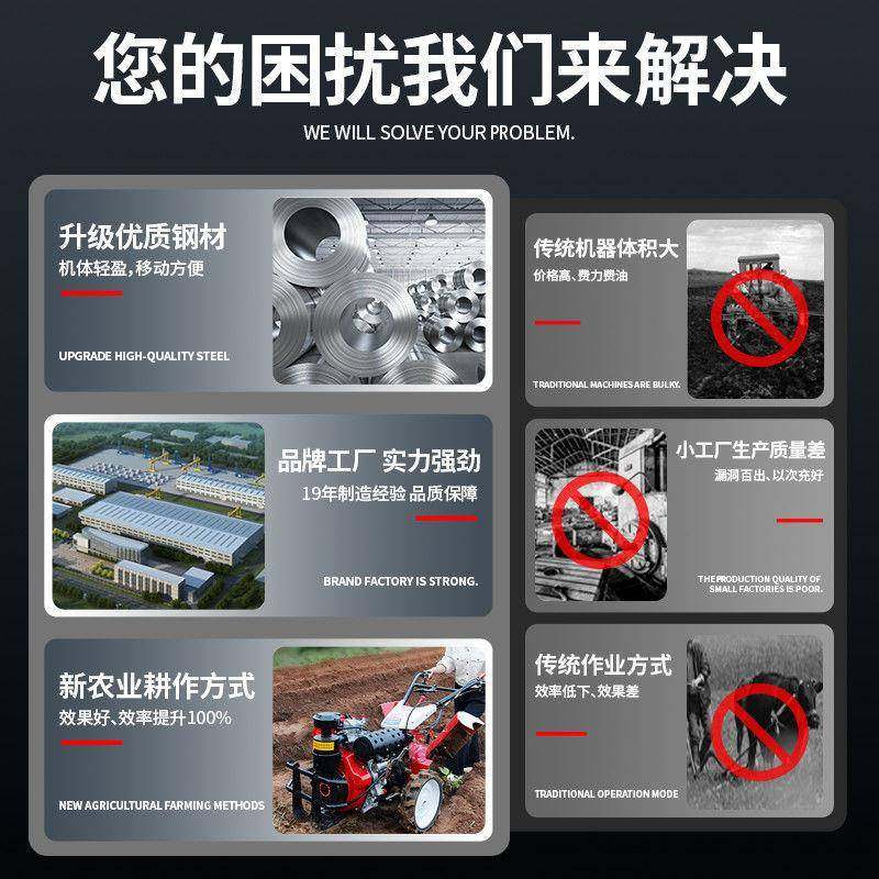 小型QCB四驱微耕翻耕机新型旋耕机果田园柴油农用开沟机多功能土 - 图2