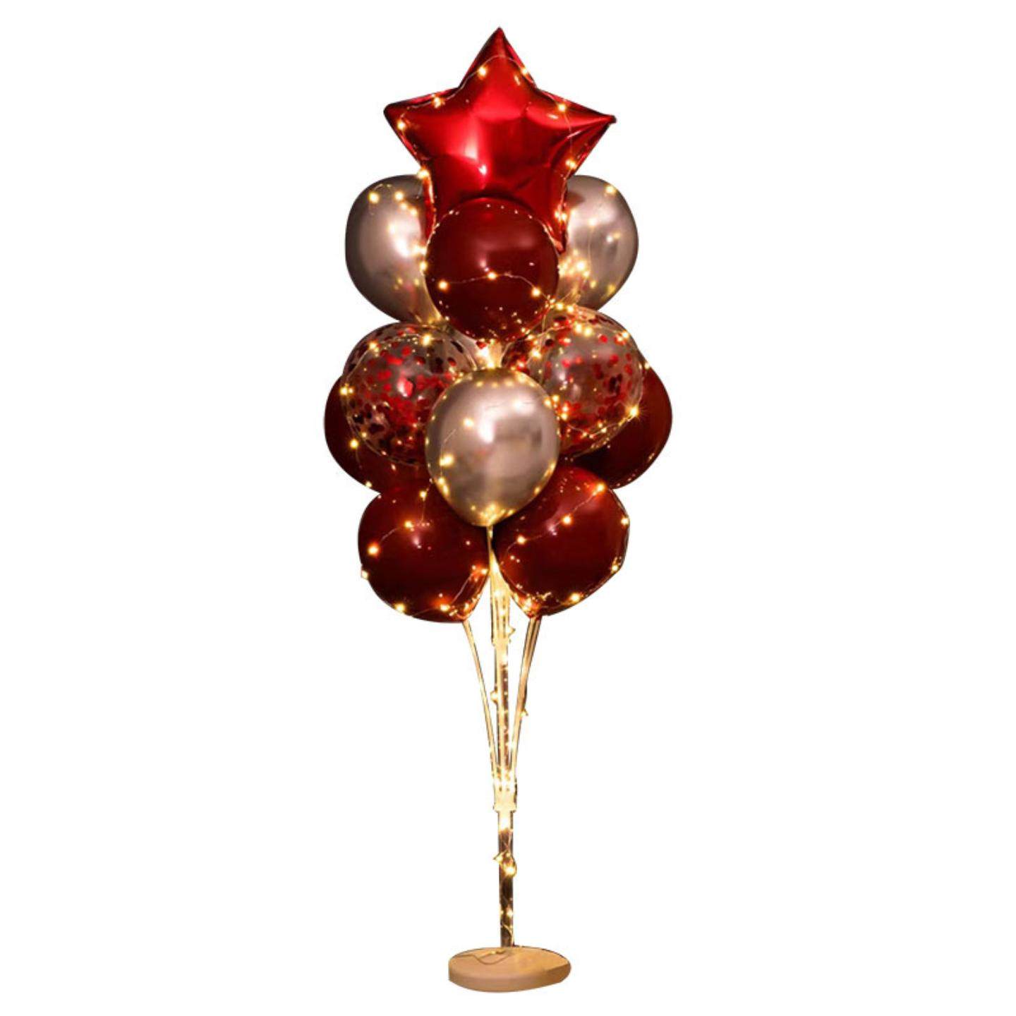 发光地飘立柱气球装饰布置生日派对婚礼场景开业周年庆典路引支架,淘宝优惠券,粉丝福利购,淘宝优惠卷