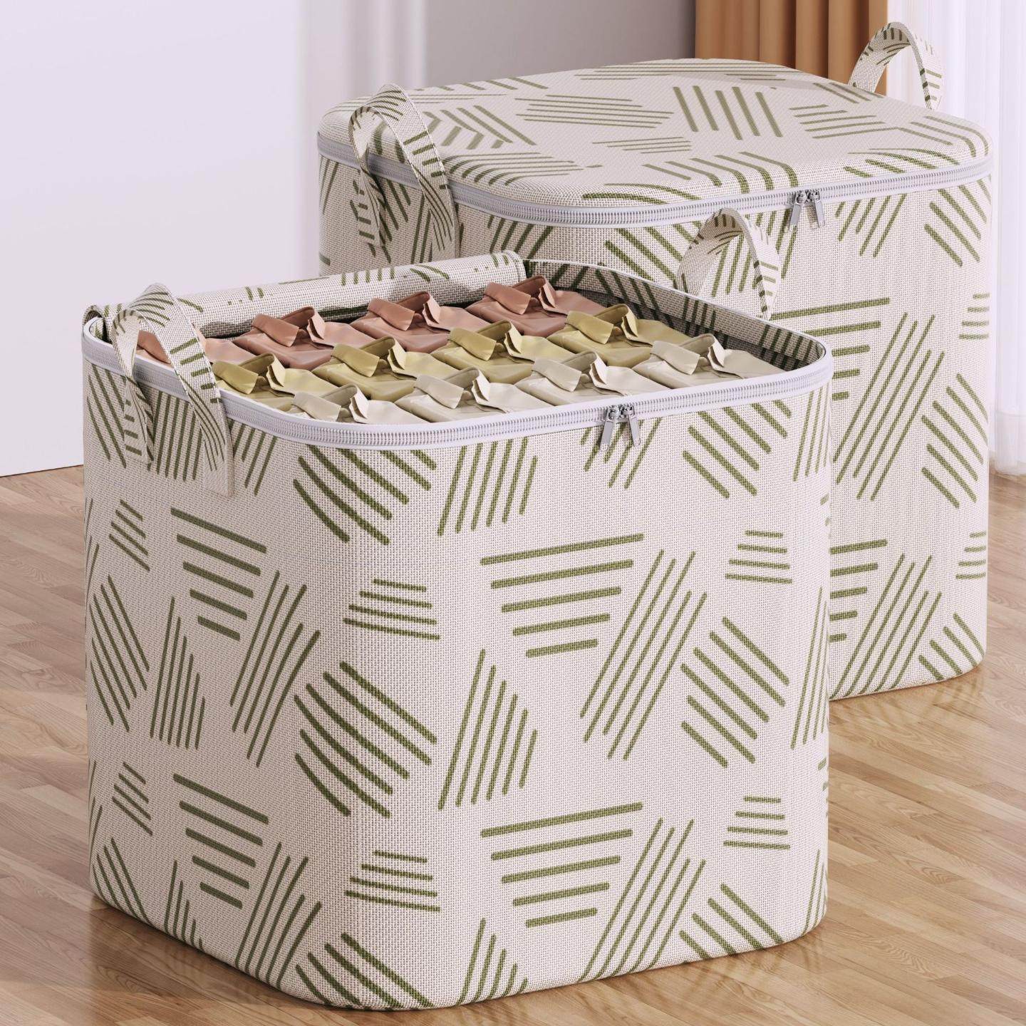 卡通小熊图案棉被衣物收纳袋大容量宿舍搬家旅行袋家用收纳袋,淘宝优惠券,粉丝福利购,淘宝优惠卷