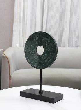 中式大新理石安扣意如扣桌面摆件客厅玄关平酒1502店电视柜家居装