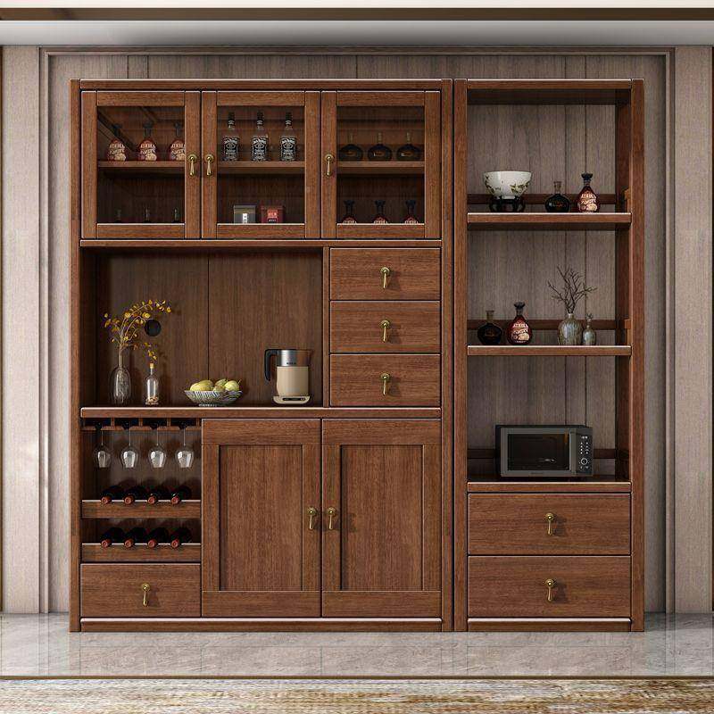 新中式木实木餐边柜中国DGR风高橱档实酒柜紫金檀柜餐柜收纳储边,淘宝优惠券,粉丝福利购,淘宝优惠卷