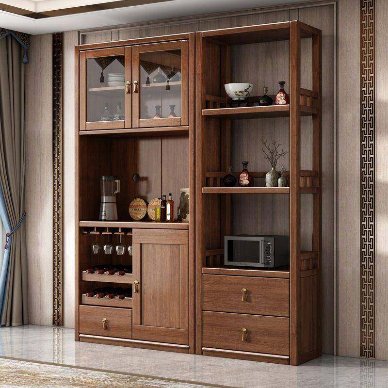 新中式木实木餐边柜中国DGR风高橱档实酒柜紫金檀柜餐柜收纳储边,淘宝优惠券,粉丝福利购,淘宝优惠卷