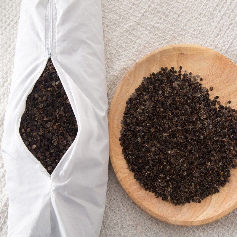 全棉新品双层纱圆柱型颈椎枕牵引护颈枕头枕套荞麦壳决明子枕芯套,淘宝优惠券,粉丝福利购,淘宝优惠卷