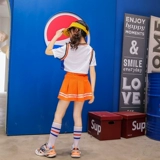 Детский баскетбольный футбольный спортивный костюм подходит для мужчин и женщин в стиле хип-хоп для школьников