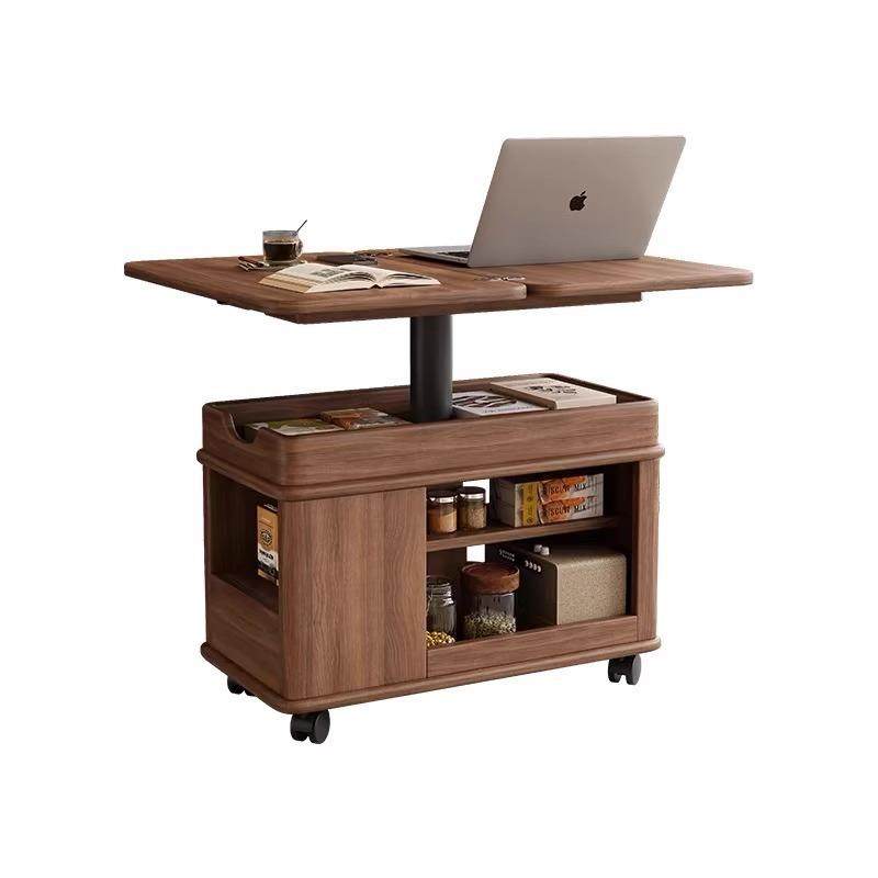 桃无品牌/木中风移动茶几可折叠厅升降茶桌实木古胡客家用小户型,淘宝优惠券,粉丝福利购,淘宝优惠卷