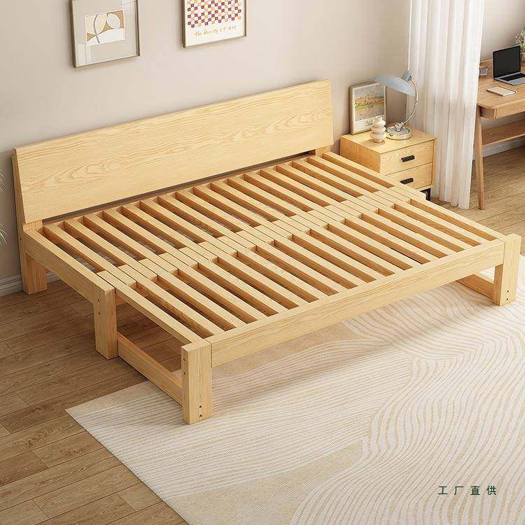 能实木沙发床DBZ折叠单两用多功客厅榻榻米双小户型人抽拉伸缩推,淘宝优惠券,粉丝福利购,淘宝优惠卷